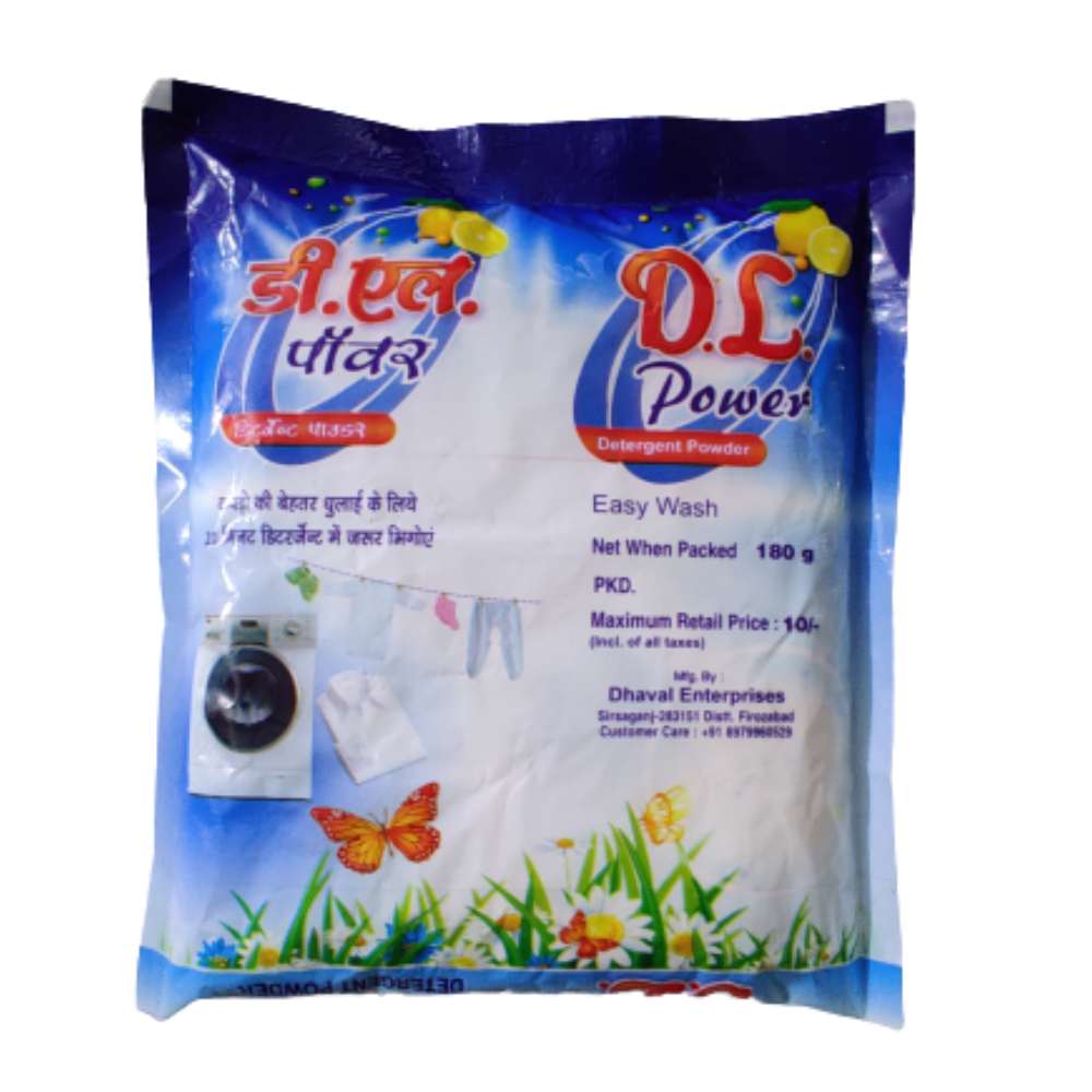 D. L. Power Detergent Powder 180 Gms - Image 2